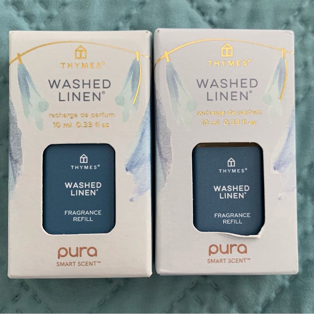 Thymes Washed Linen Pura Fragrance Refills (2) Sold Out